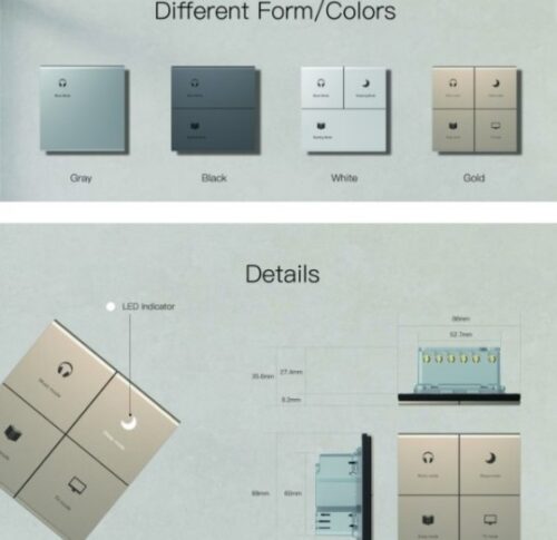 Wireless ZigBee Scene Switch - Image 3